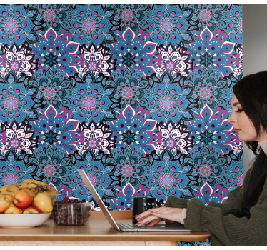 Réteges toll mandala vintage háttérkép - TenStickers
