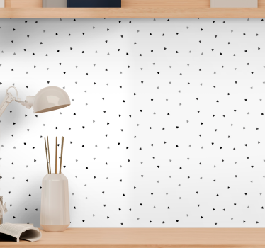 Szétszórt háromszögek Tapéta Geometriai - TenStickers