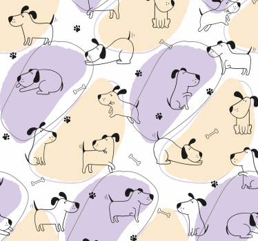 Tapéta Kutya Tapéták nordi kutya minta - TenStickers