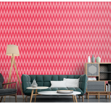 Vadászfogú motívum Tapéta Geometriai - TenStickers